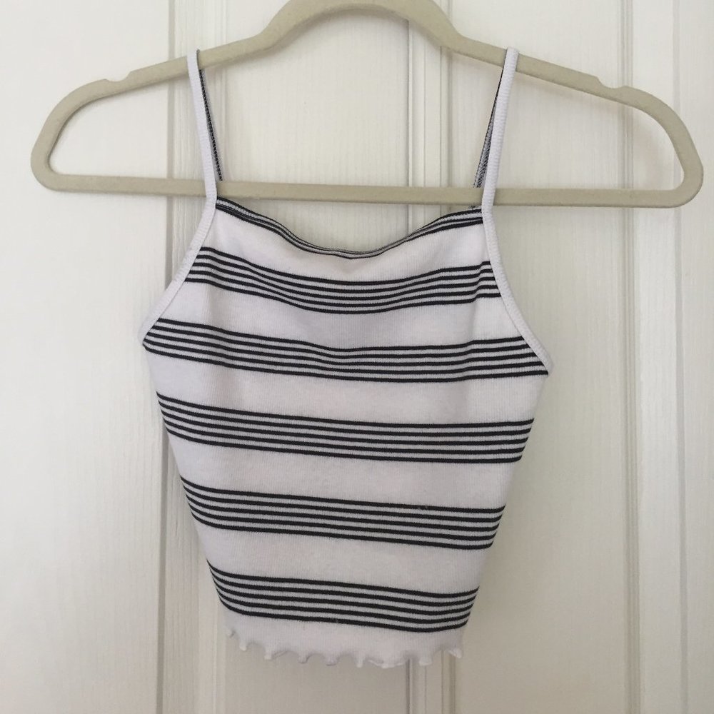 Stripped Crop Top